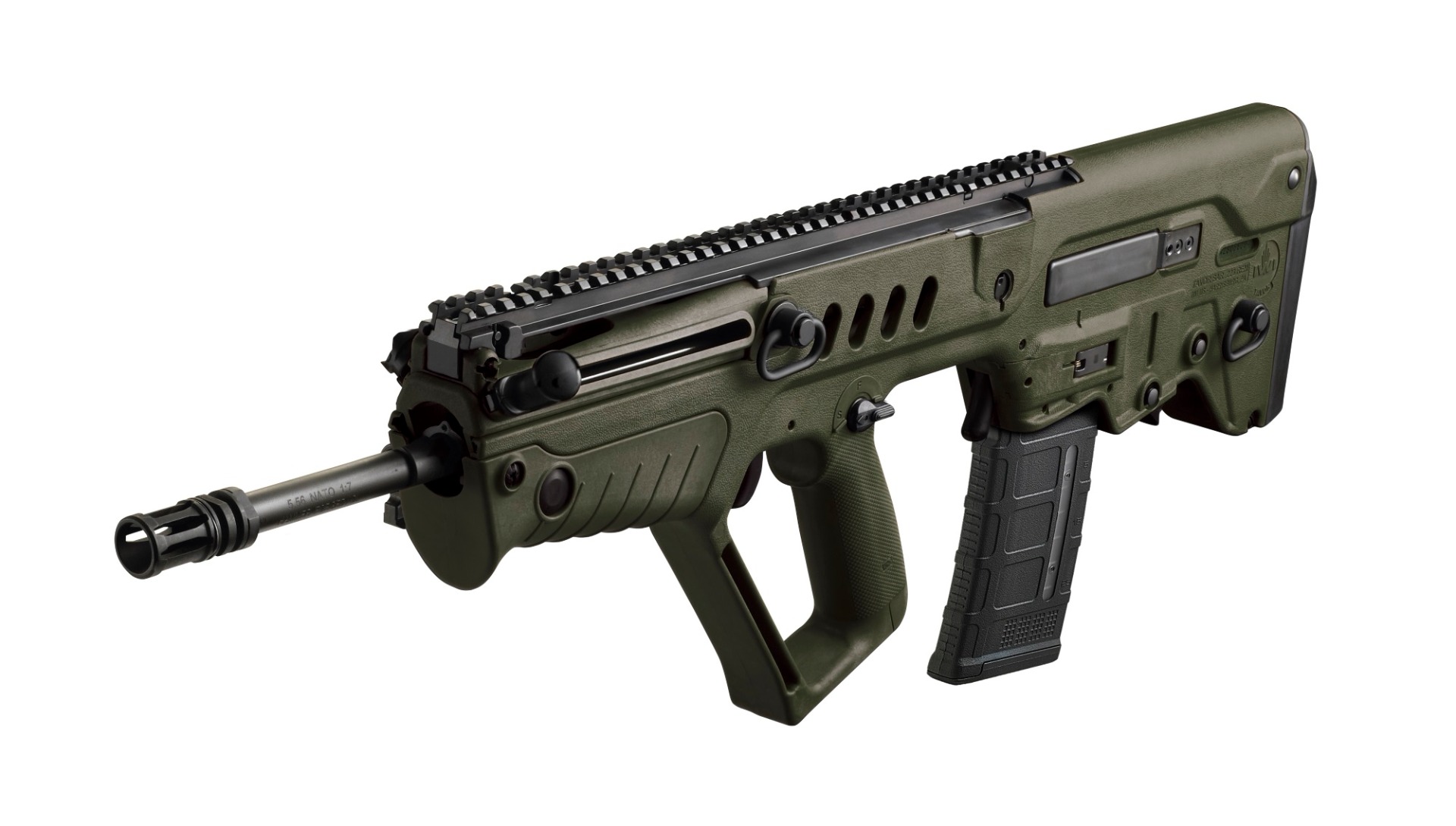 Iwi Tavor Sar Bullpup Rifle Flattop Od Green 556nato 18 Barrel Barrier Island Armsshop