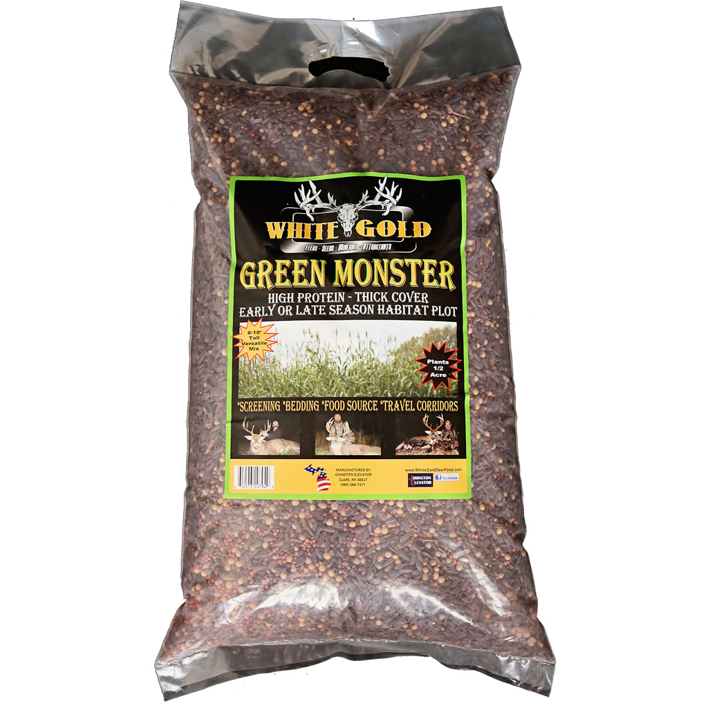 WHITE GOLD GREEN MONSTER 12.5LB BAG - COVERS 1/2 ACRE - Northwoods