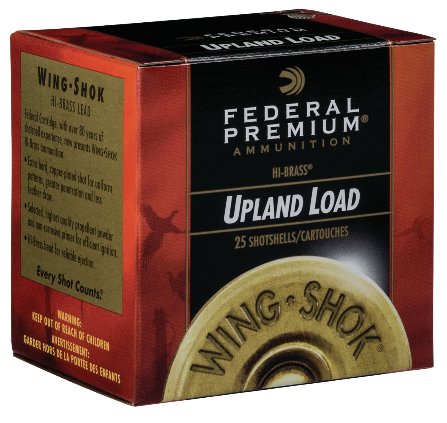 Federal Game-Shok High Brass 20 Gauge 3in #6 1-1/4oz Upland Shotshells - 25  Rounds