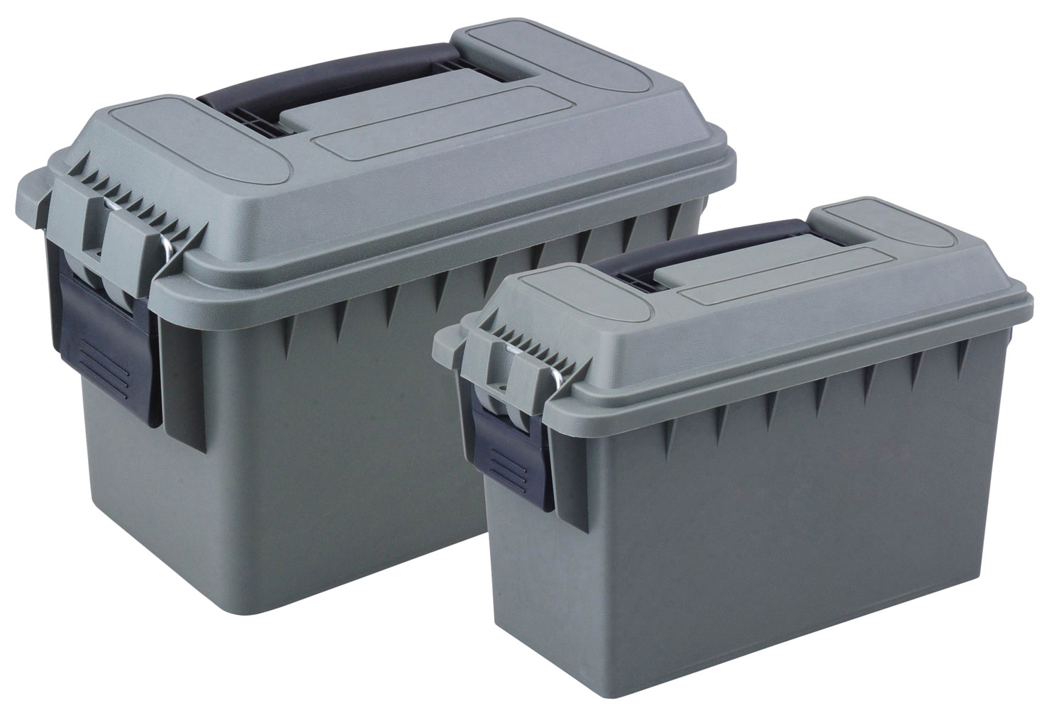 Reliant 10125 2-Piece Ammo Box 30 Cal 50 Cal Green Plastic: B Tactical ...