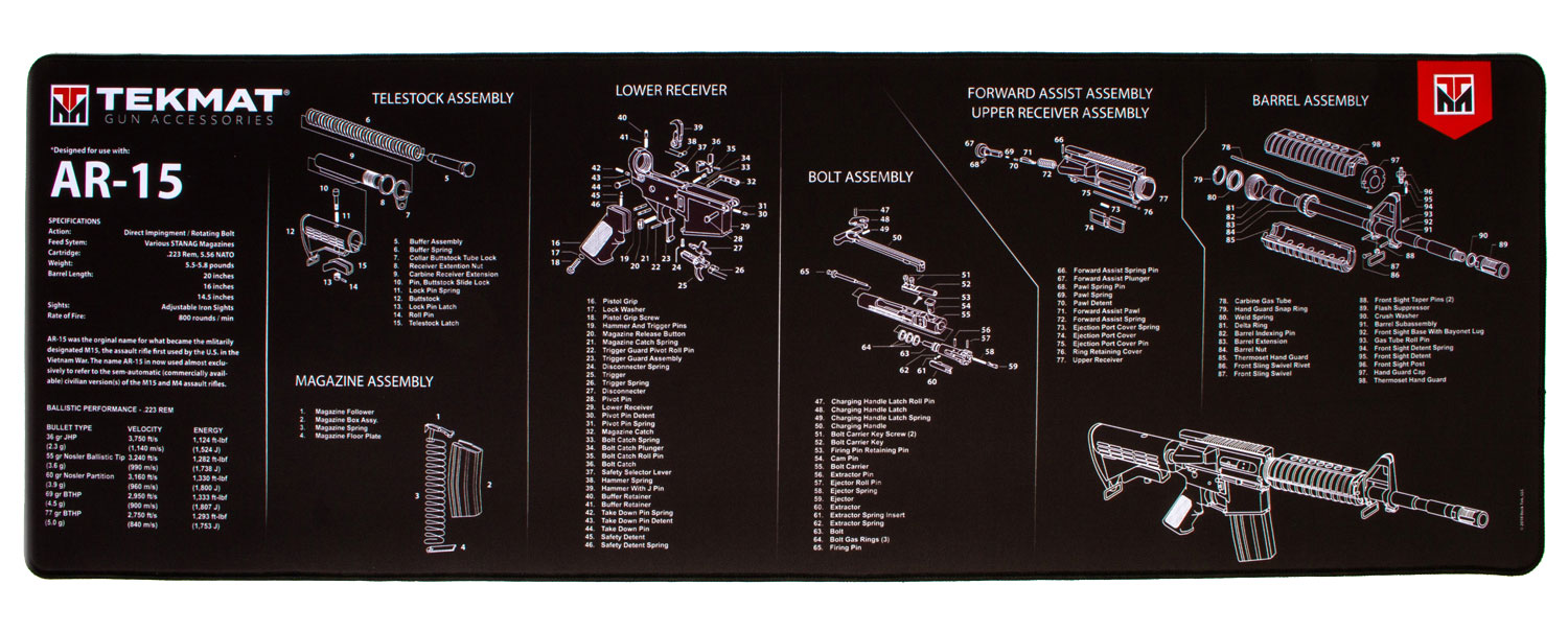 TekMat AR-15 Gun Cleaning Mat