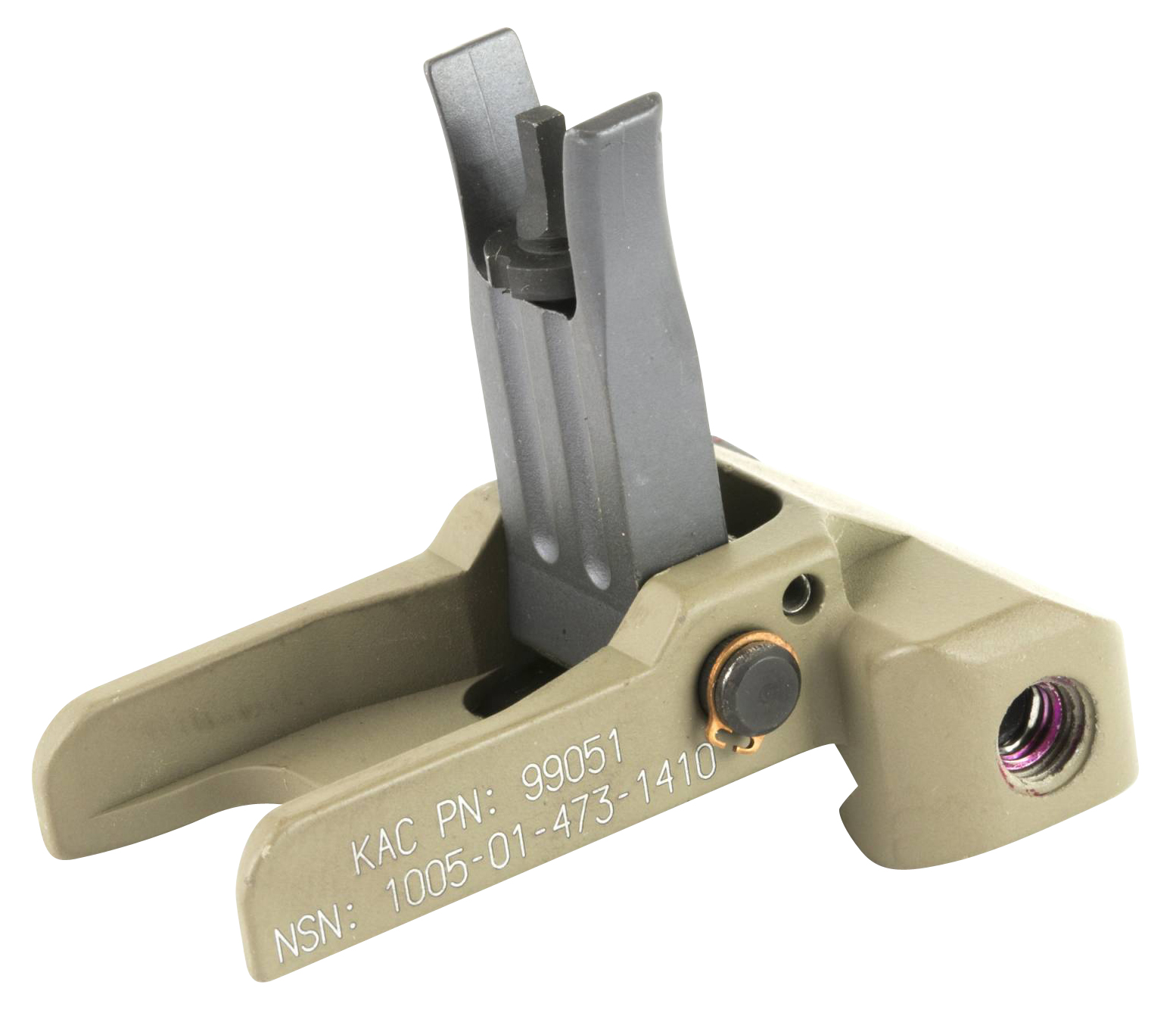 Knights Armament 99051TAU M4 Front Sight Folding Taupe for AR-Platform ...