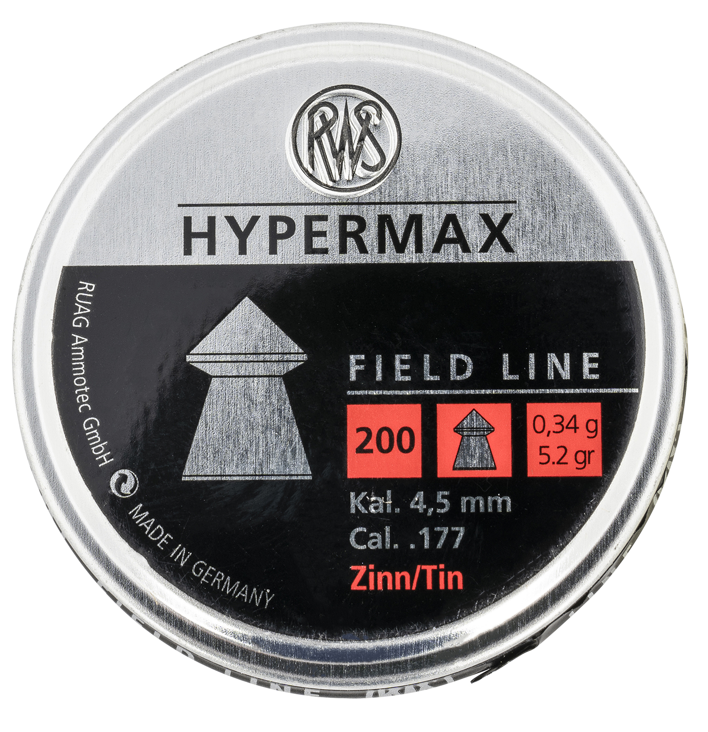 Rwsumarex 2317421 Hypermax Field Line 177 200 Per Tin B Tactical Shop