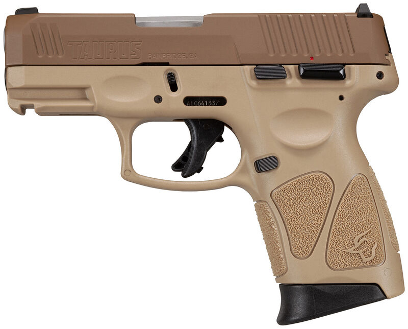 Taurus G3c Handgun 9mm Luger 3/10rd Magazine 3.2? Barrel Tan MA ...