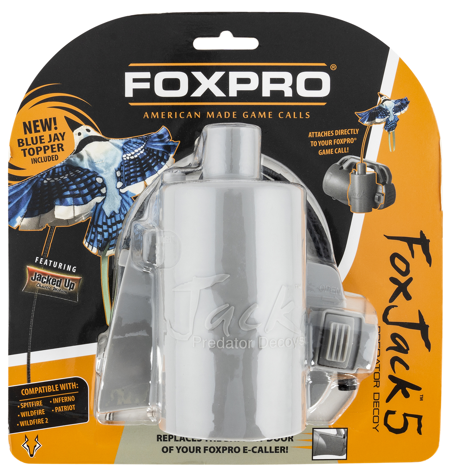 Foxpro FOXJOCK5 FoxJack 5 Blue Jay Species Gray Compatible With