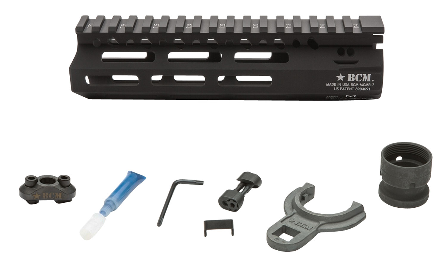 BCM RAIL MCMR 7" M-LOK BLACK FITS AR-15: B Tactical Shop: B Tactical